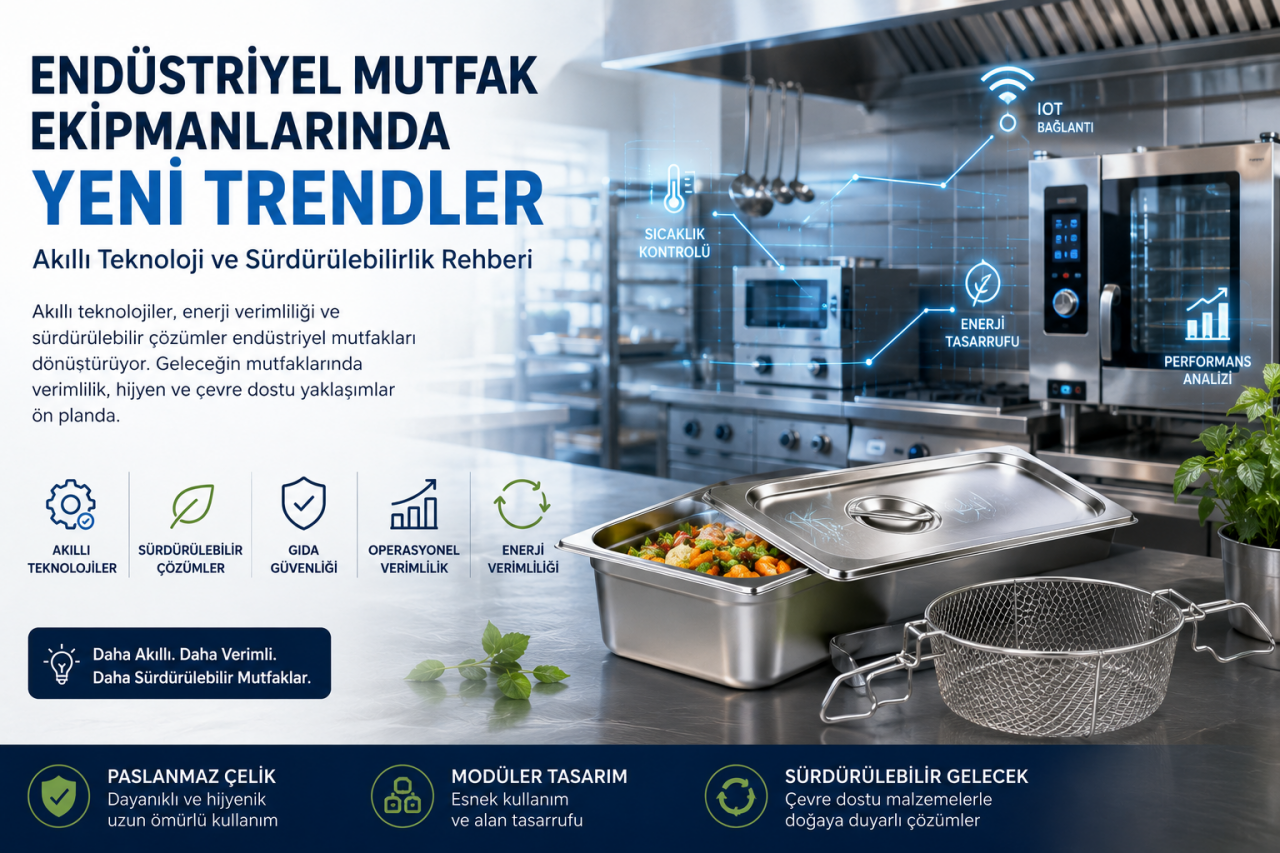 Endüstriyel Mutfak Ekipmanlarında Yeni Trendler