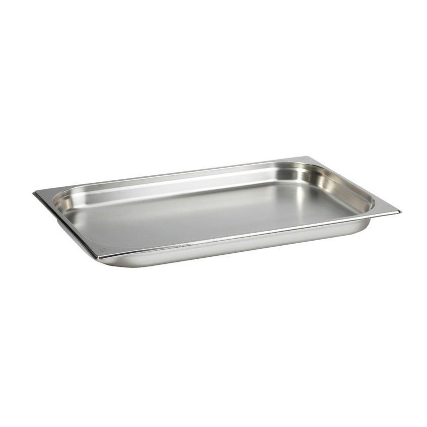 Natsan-Paslanmaz Çelik Gastronom Küvet GN 1/1-20 (53 x 32,5 x 2 CM)