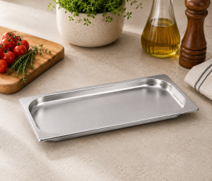 GN 1/1-20 Paslanmaz Çelik Gastronom Küvet 2 cm | 2,5 L