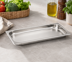 GN 1/1-65 Paslanmaz Çelik Gastronom Küvet 6,5 cm | 9 L