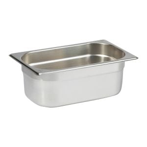 Natsan GN 1/4-100 Paslanmaz Çelik Gastronom Küvet 10 cm | 2,8 L