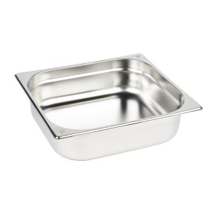 Paslanmaz Çelik Gastronom Küvet GN 2/3-100 (35,4 x 32,5 x 10 CM)