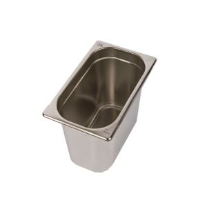 Paslanmaz Çelik Gastronom Küvet GN 1/3-200 (32,5 x 17,6 x 20 CM)