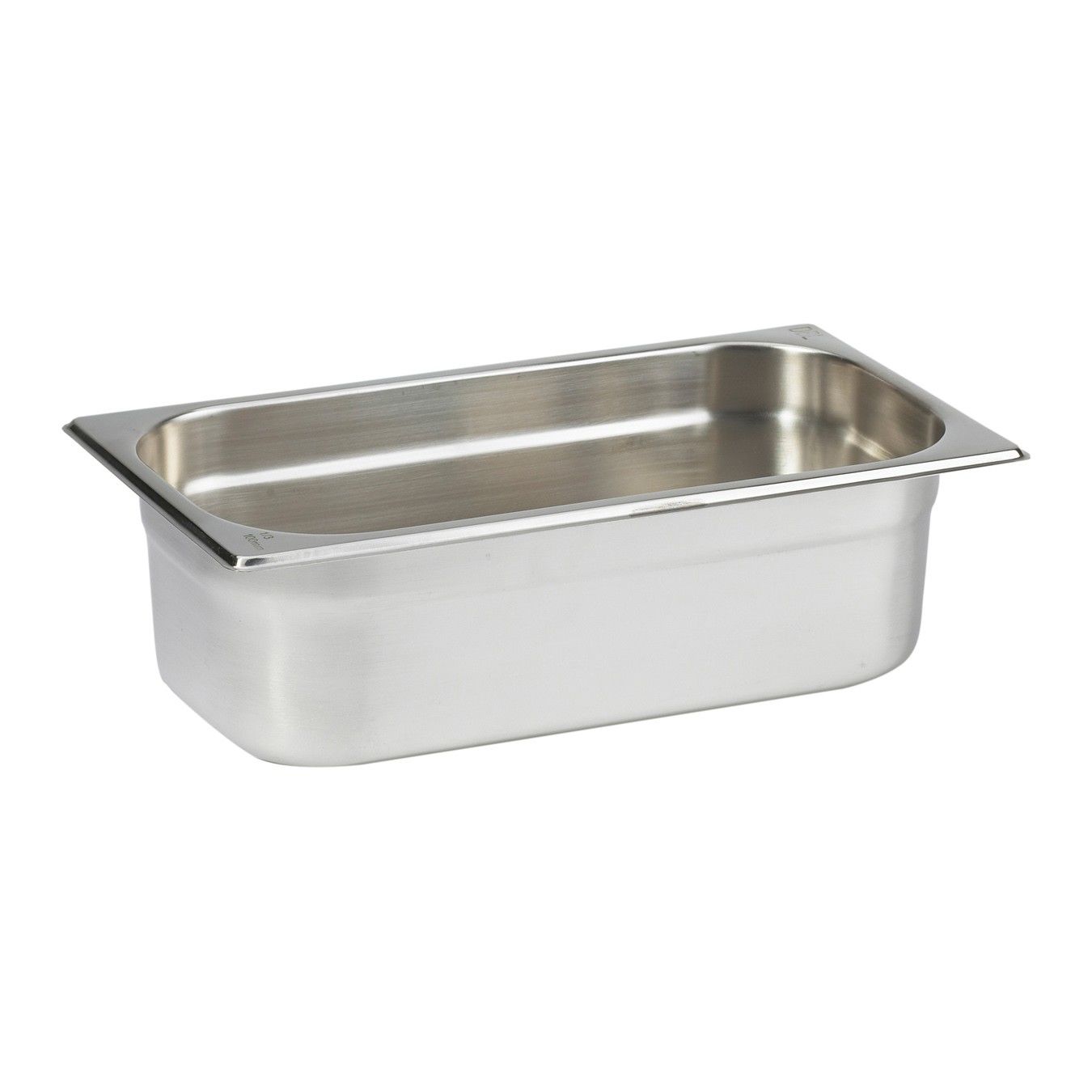 Natsan-Paslanmaz Çelik Gastronom Küvet GN 1/3-100 (32,5 x 17,6 x 10 CM)