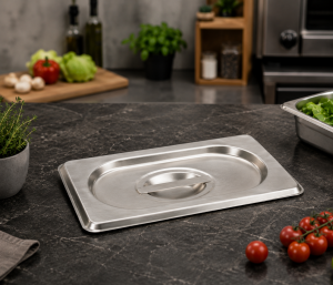 Paslanmaz Çelik Gastronom Küvet Kapak 1/9