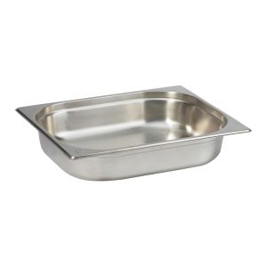 GN 1/2-40 Paslanmaz Çelik Gastronom Küvet 4 cm | 2 L