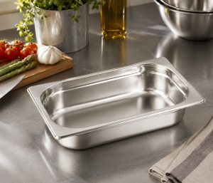 GN 1/2-40 Paslanmaz Çelik Gastronom Küvet 4 cm | 2 L