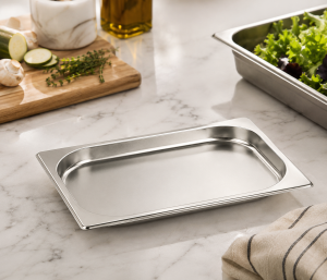 Paslanmaz Çelik Gastronom Küvet 2 cm GN 1/2-20 | 1,25 L