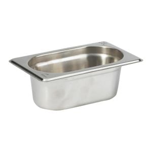 Natsan-Paslanmaz Çelik Gastronom Küvet GN 1/9-65 (17,6 x 10,8 x 6,5 CM)