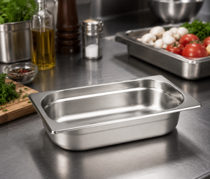 GN 1/2-65 Paslanmaz Çelik Gastronom Küvet | 4 L