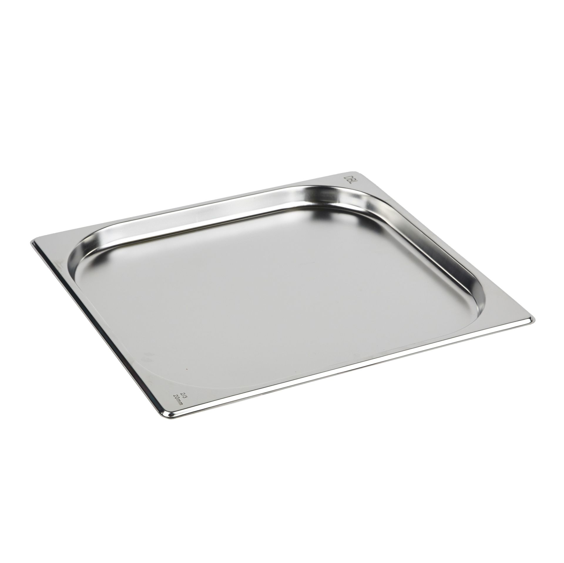 Natsan-Paslanmaz Çelik Gastronom Küvet GN 2/3-20 (35,4 x 32,5 x 2 CM)