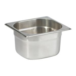 Paslanmaz Çelik Gastronom Küvet GN 1/6-100 (17,6 x 16,2 x 10 CM)