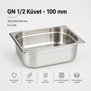 GN 1/2-100 Gastronom Küvet