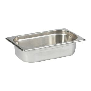 Natsan-Paslanmaz Çelik Gastronom Küvet GN 1/4-65 (26,5 x 16,2 x 6,5 CM)